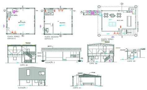 Factory Layout Plan And Building Design DWG File - Cadbull