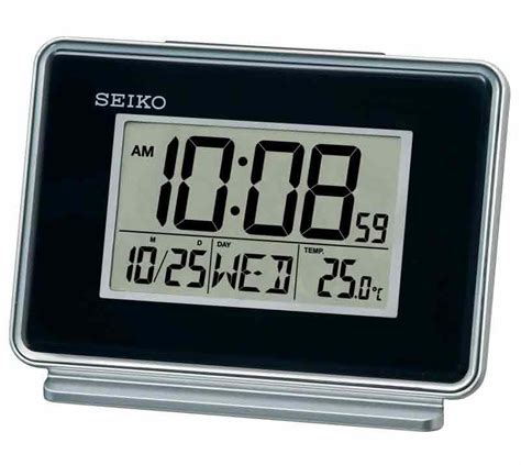 Seiko QHL068KLH Dual Alarm Digital Alarm Clock - The Clock Depot