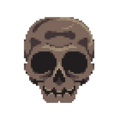 Skull pixel art by NightOwl0090 on DeviantArt