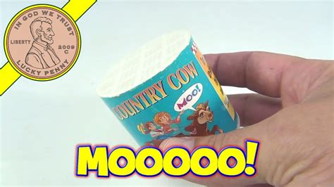 Country Cow Moooooooo Tipping Cow Sound Toy 1998, Loftus - YouTube