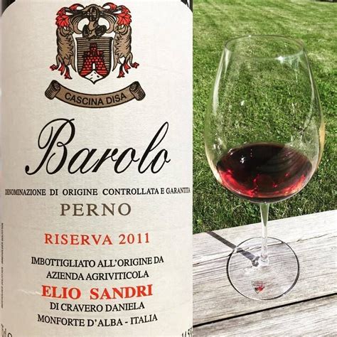 2011 Elio Sandri Barolo Riserva. Traditional production, long ...