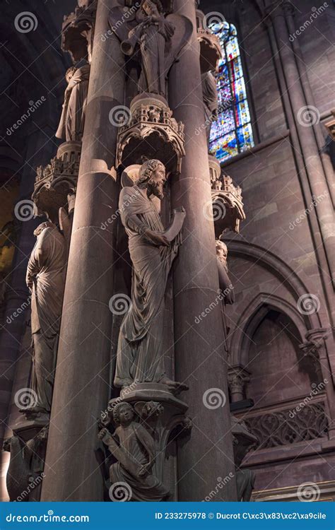 Inside The Strasbourg Cathedral Editorial Photo | CartoonDealer.com #46043449