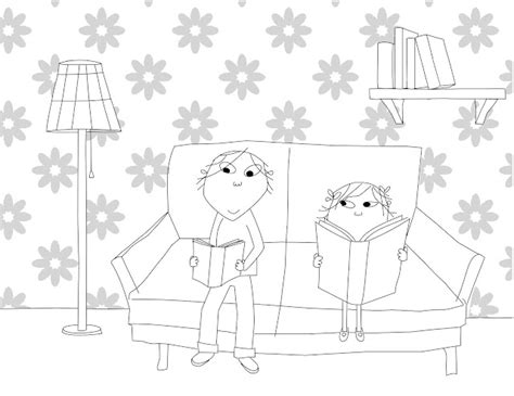 Charlie And Lola Coloring Pages To Print