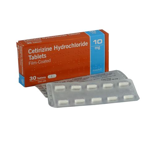 10mg Generic Cetirizine Hay Fever, Pet Allergy Relief Antihistamine ...