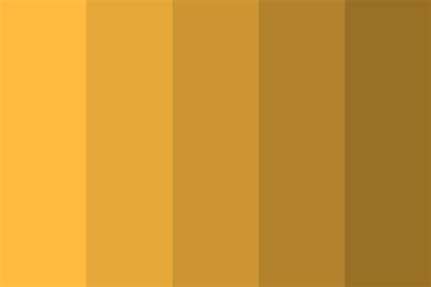 Various Mustards Color Palette