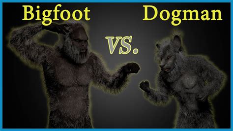 BIGFOOT vs DOGMAN Epic Encounter [Dogman Narratives] - YouTube