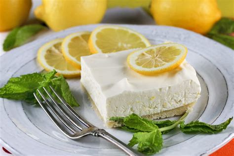 Frozen Lemon Bars with an Almond Crust (Gluten-Free) • The Heritage Cook