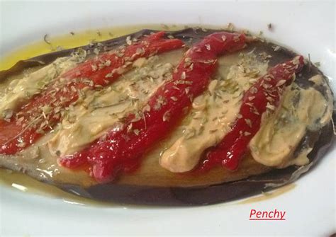 Berenjena asada fresca y veraniega Receta de penchi briones garcia- Cookpad