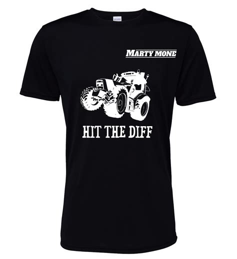 New Hit The Diff Black Tee — Marty Mone Music