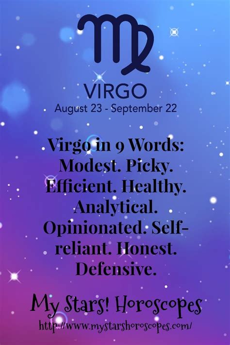 Virgo in 9 Words #virgo #astrology #traits #quotes #personality # ...