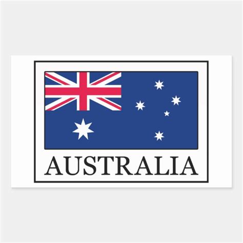 Australian Flag Stickers | Zazzle CA