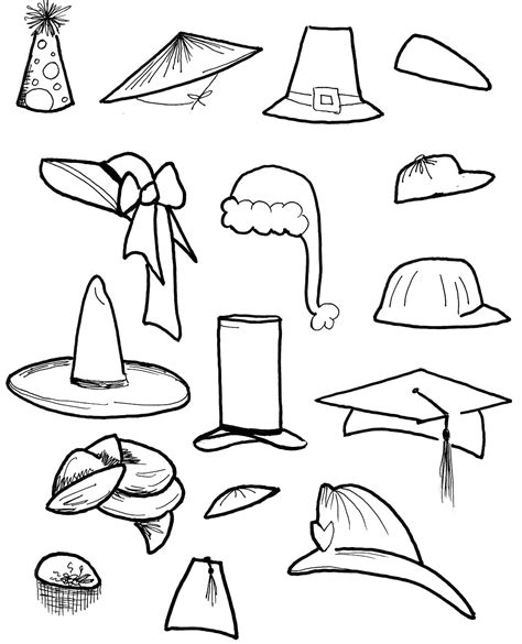 Hat Coloring Pages - Best Coloring Pages For Kids