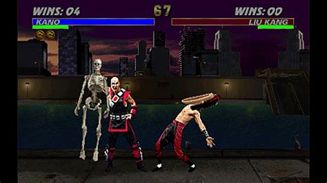 Ultimate Mortal Kombat 3 - Kano - Skeleton Rip Fatality - YouTube