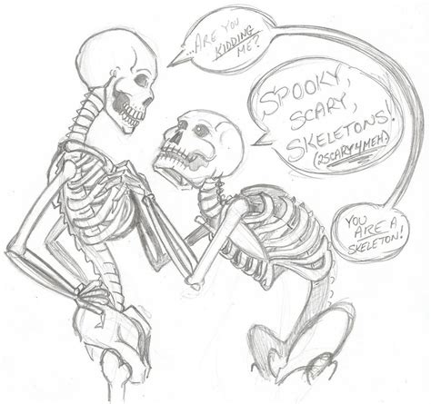 Day Sixteen - Spooky, Scary, Skeletons by ChillyAcademicIV | Spooky Scary Skeletons | Know Your Meme