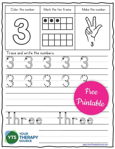 Number Tracing Worksheets Pdf Free Download - Printable Form, Templates ...