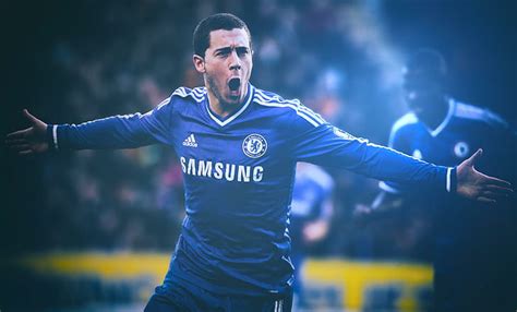 HD wallpaper: eden hazard, chelsea, footballer, blue and white samsung ...