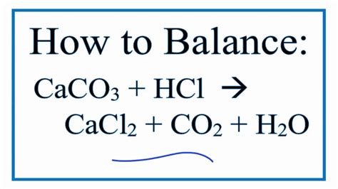 Calcium Chloride and Hydrochloric Acid Balanced Equation - EstrellatuHooper