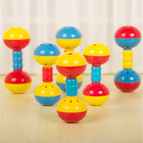 1 pcs Cute Baby Hand Shake Bell Ring Toys Baby Educational Toys Toddler ...