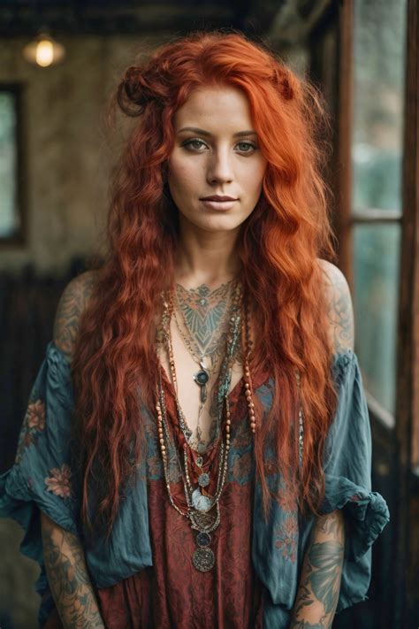 Woman With Long Red Hair Free Stock Photo - Public Domain Pictures