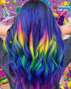 35+ Neon Rainbow Hair Ideas: Vibrant Vibes For Your Hair