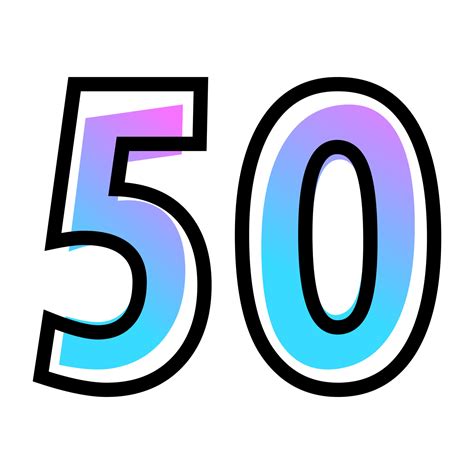 Number 50 Clipart