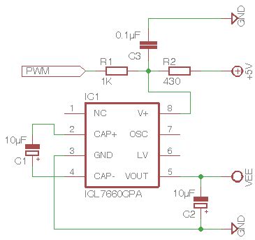 PWM and ICL7660 - Displays - Arduino Forum