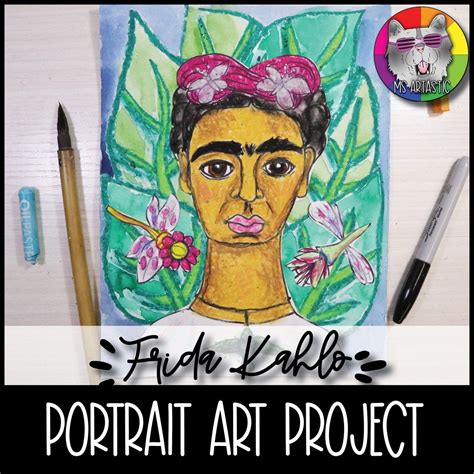 5 Frida Kahlo Art Project & Lesson Ideas for Kids for your Classroom - Ms Artastic in 2022 ...