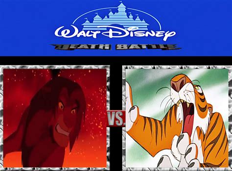 Walt Disney Death Battle Simba Vs Shere Khan by kouliousis on DeviantArt