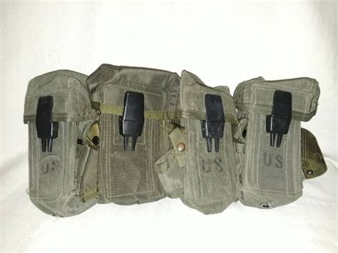 U.S. Military Issue Tactical Belt With Pouches Military Field Gear | eBay