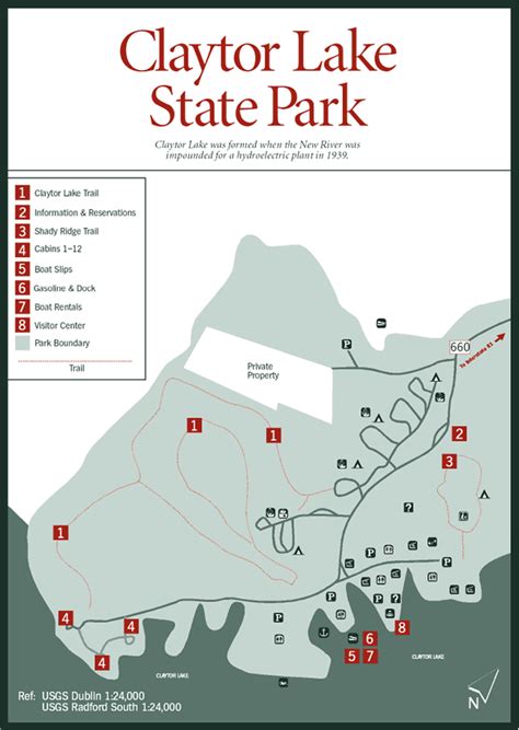 Claytor Lake State Park Campground Map