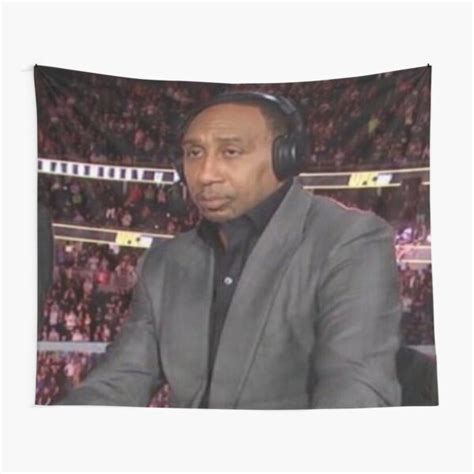 "Stephen A Smith Meme" Tapestry for Sale by csmall96 | Redbubble