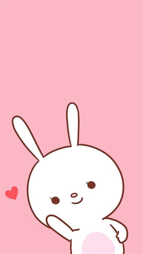 Cute Cartoon Bunny Wallpaper