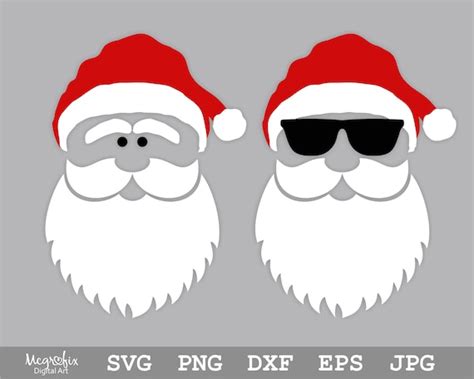 Santa SVG Halloween SVG Christmas SVG Santa Face SVG | ubicaciondepersonas.cdmx.gob.mx