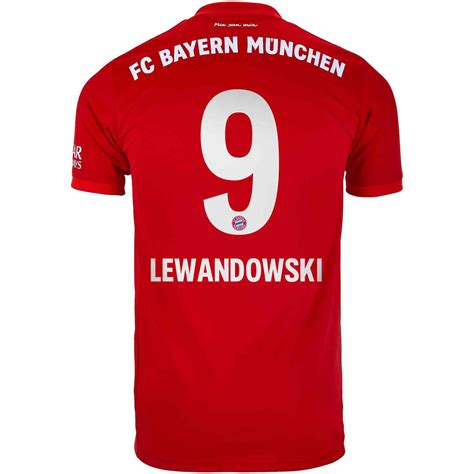 2019/20 adidas Robert Lewandowski Bayern Munich Home Jersey - SoccerPro