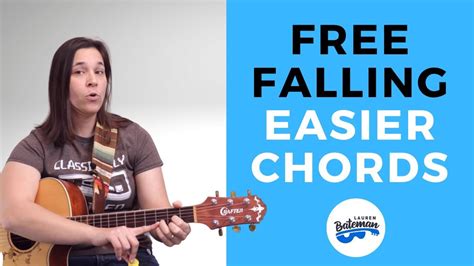 Free Falling Guitar Lesson EASY CHORD Version | Guitar Techniques and ...