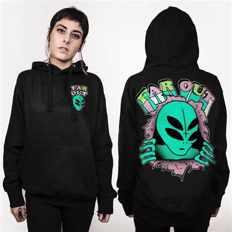 Far Out Hoodie – Teen Hearts Clothing - STAY WEIRD