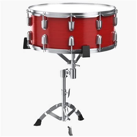 Red Snare Drum 3D model - TurboSquid 1809534