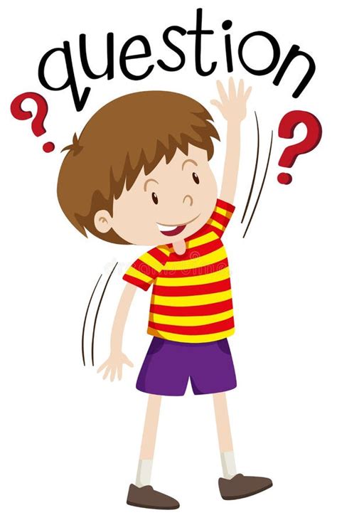 Child Asking Question Stock Illustrations – 266 Child Asking Question ...