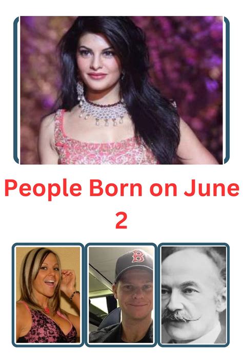 People Born on June 2