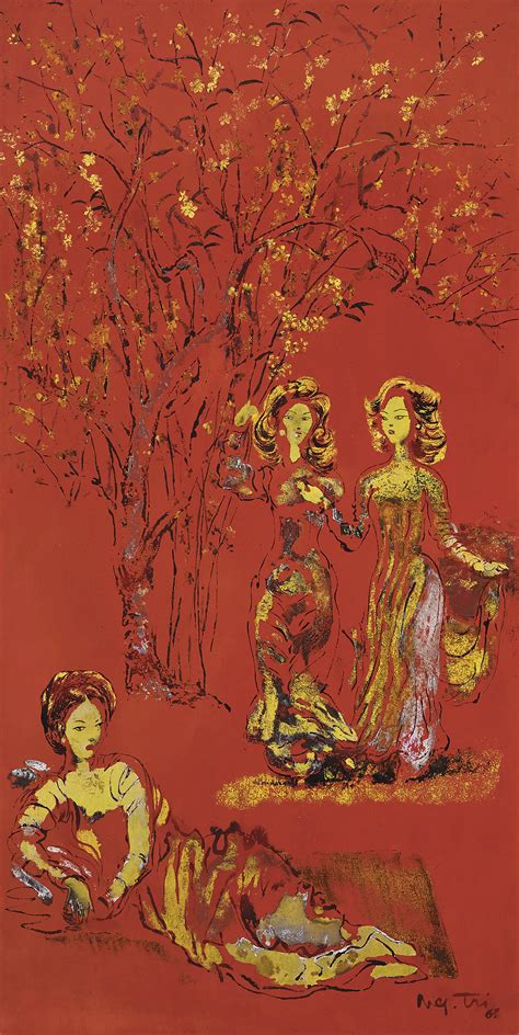 NGUYEN GIA TRI (VIETNAM, 1908-1993) , LES ÉLÉGANTES (THE ELEGANT ...