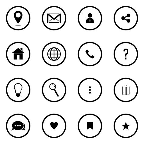 Internet Icons Vector