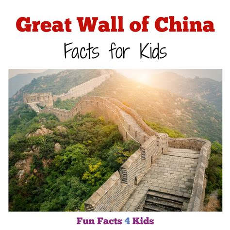 Great Wall of China Facts for Kids – Fun Facts 4 Kids