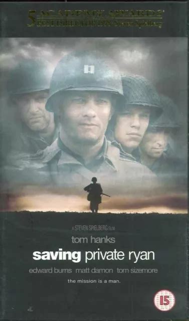 SAVING PRIVATE RYAN, VHS Video Tape, Tom Hanks, Matt Damon, tom ...