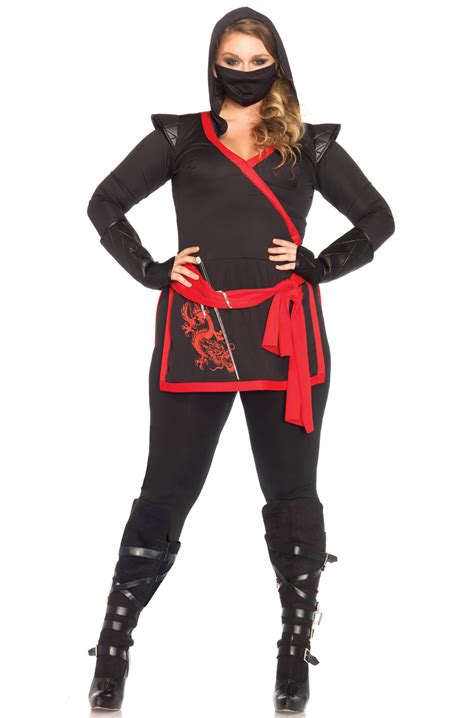 Ninja Assassin Plus Size Costume - PureCostumes.com