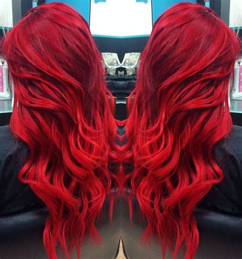 Blood Red Hair Color