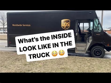 Ups Delivery Truck Inside