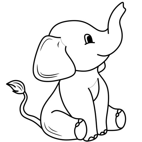 Compartir más de 66 dibujo elefante para colorear última - camera.edu.vn