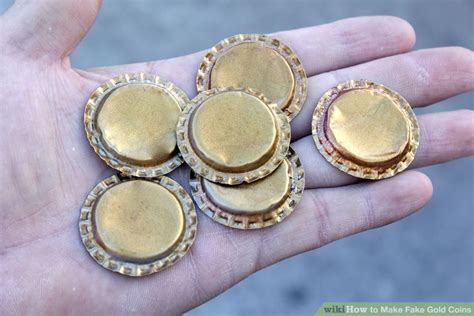 How to Make Fake Gold Coins: 5 Steps (with Pictures) - wikiHow | Gold ...