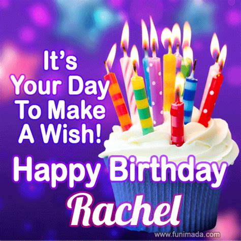 Happy Birthday Rachel GIFs - Download on Funimada.com