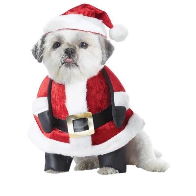 California Costumes Santa Pup Pet Costume : Target